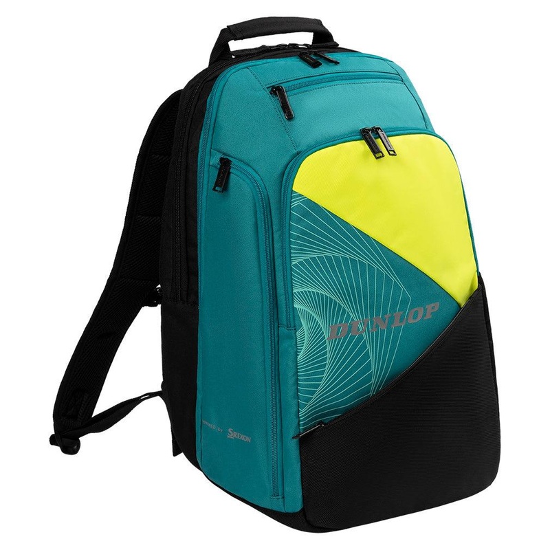 SX Performance Tennis Backpack Teal and Black