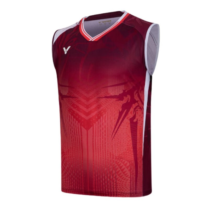 VICTOR 2025 Tournament Series Unisex Sleeveless Top – T-55061-D Red ASIA M (170/84Y)