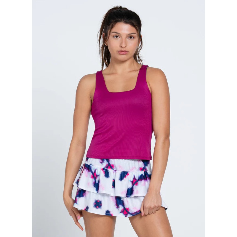 Women’s Lucky in Love Squared Up Tank w/ Bra Small