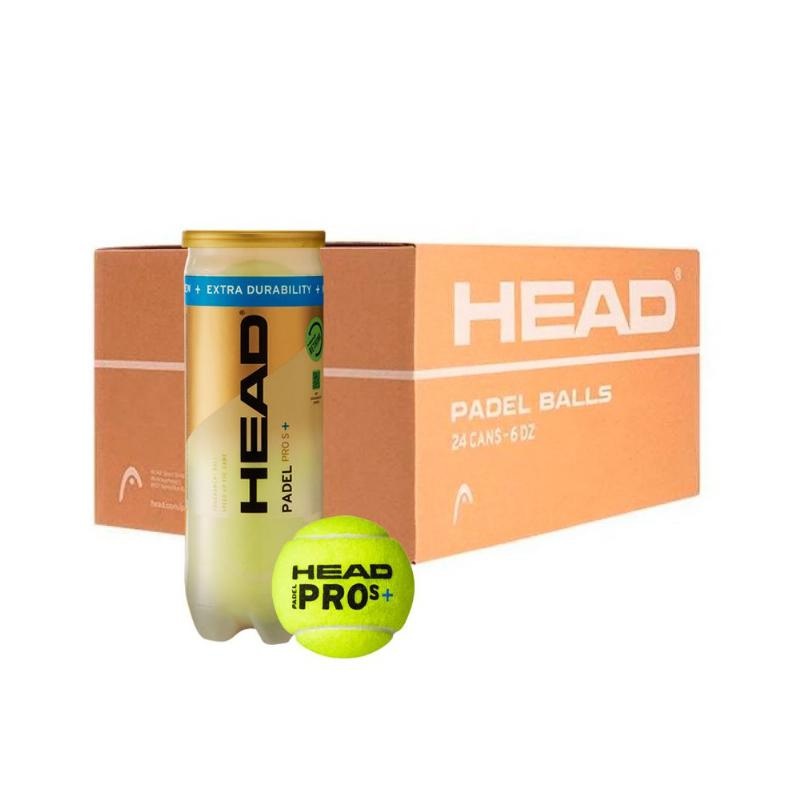 Cajon 72 Pelotas – 24 Botes de 3 uds – Head Padel Pro S+