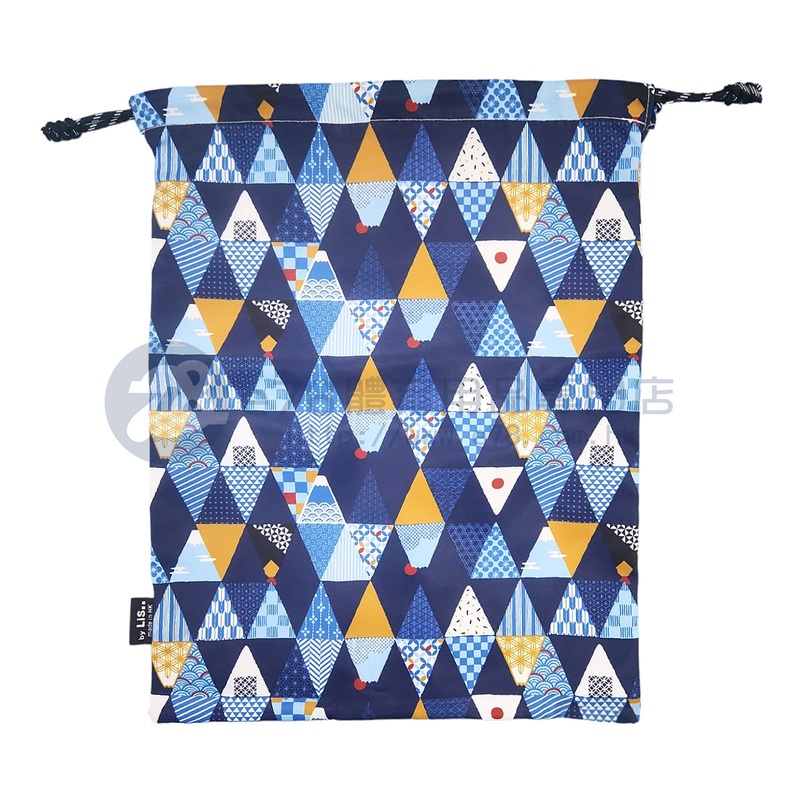 Handmade Water Resistant shoes bag (Triangle Japanese Pattern 425) Triangle Japanese Pattern 425