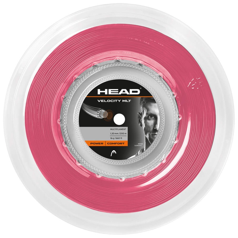 Head Velocity MLT 16 Reel Tennis String Pink