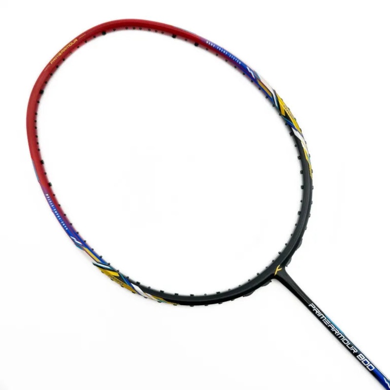 Hundred Primearmour 800 4U Badminton Racket – Black/Red Black/Red 4U6