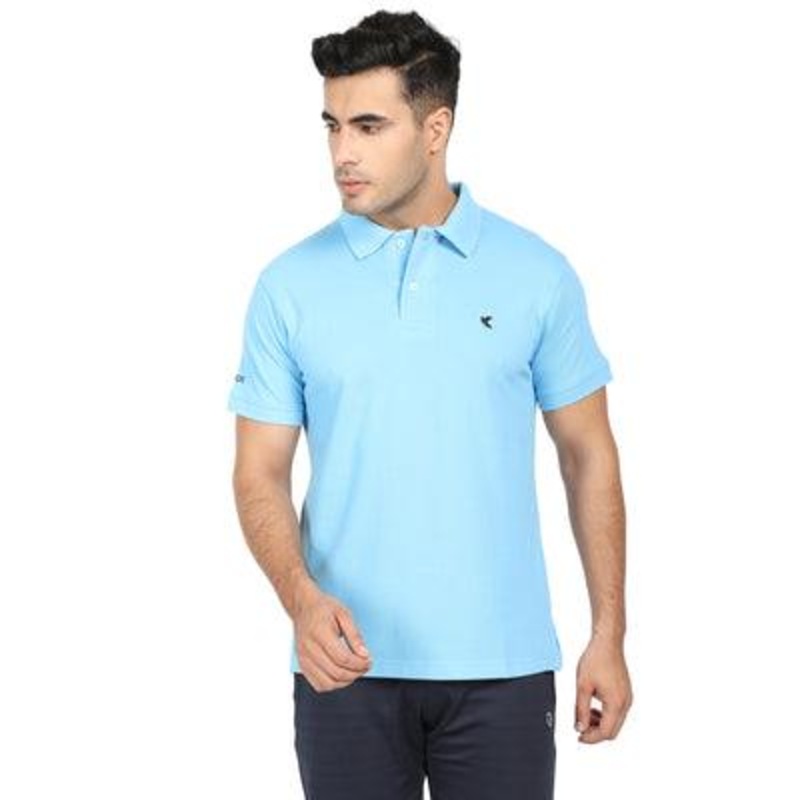 Kronos Cotton Polo All Seasons | Men’s | Aqua | KIBI Sports S