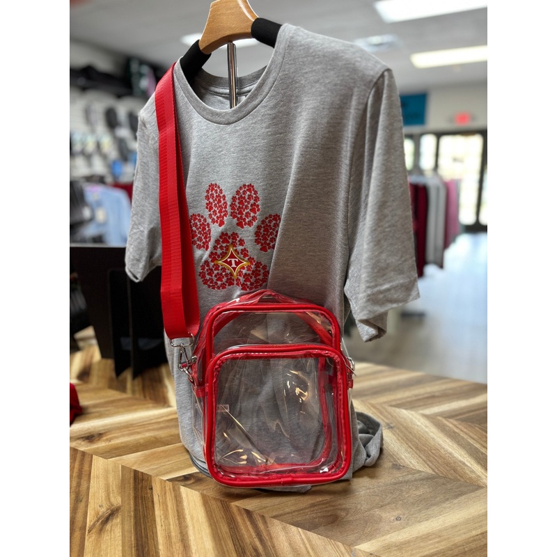 Thomasville Bulldog Softball Clear Purse