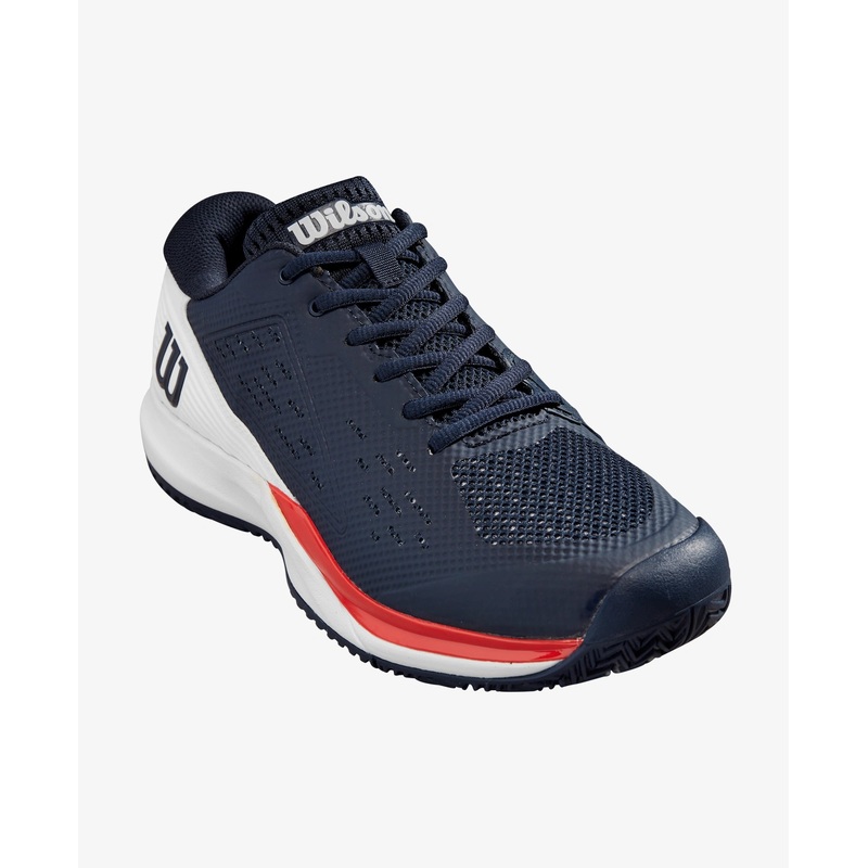 Wilson Rush Pro Ace Men’s Tennis Shoes [Navy Blazer/White/Wilson Red]