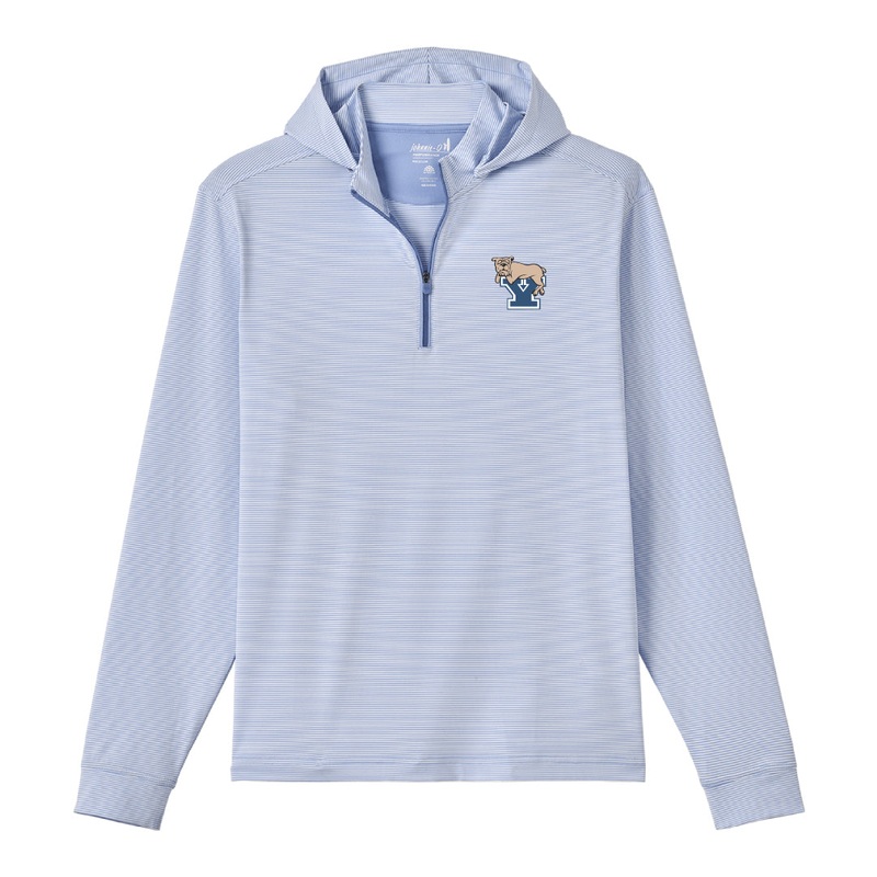 Yale Anesthesiology Mens Johnnie-O Hooded Hybrid Shirt Mens S