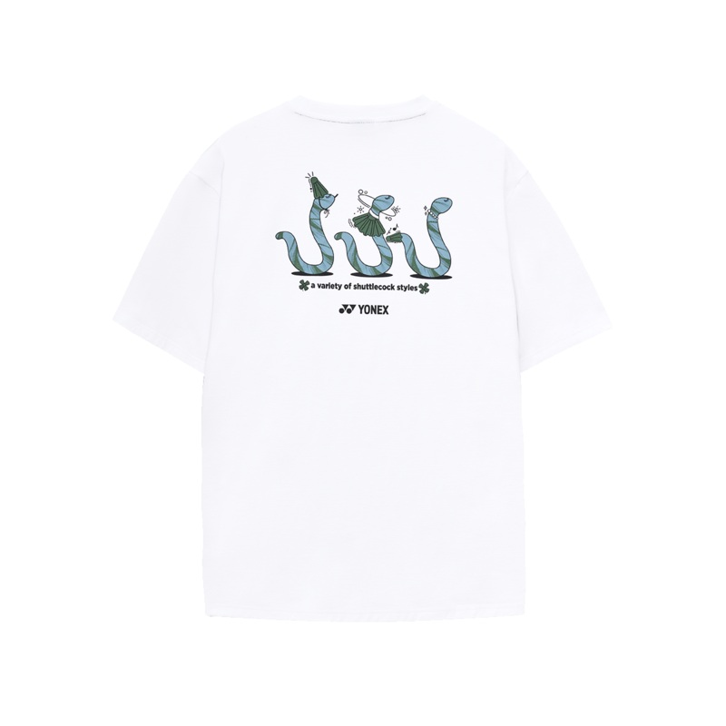YONEX UNI T-SHIRTS 251TS049U (OVER FIT) WHITE 85 (XS)