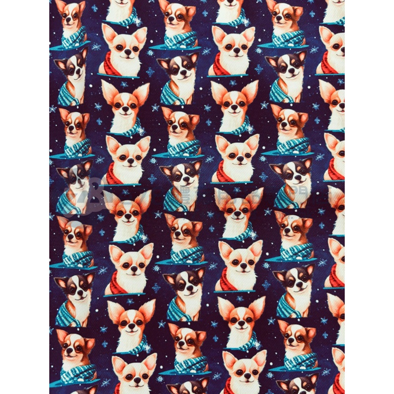 Handmade Water Resistant Handle Case (Winter Chihuahua 493) Winter Chihuahua 493