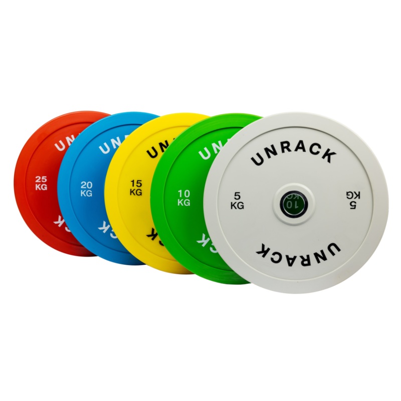Polyurethane (PU) Colour Training Plates Unrack | KIBI SPORTS 5 KG