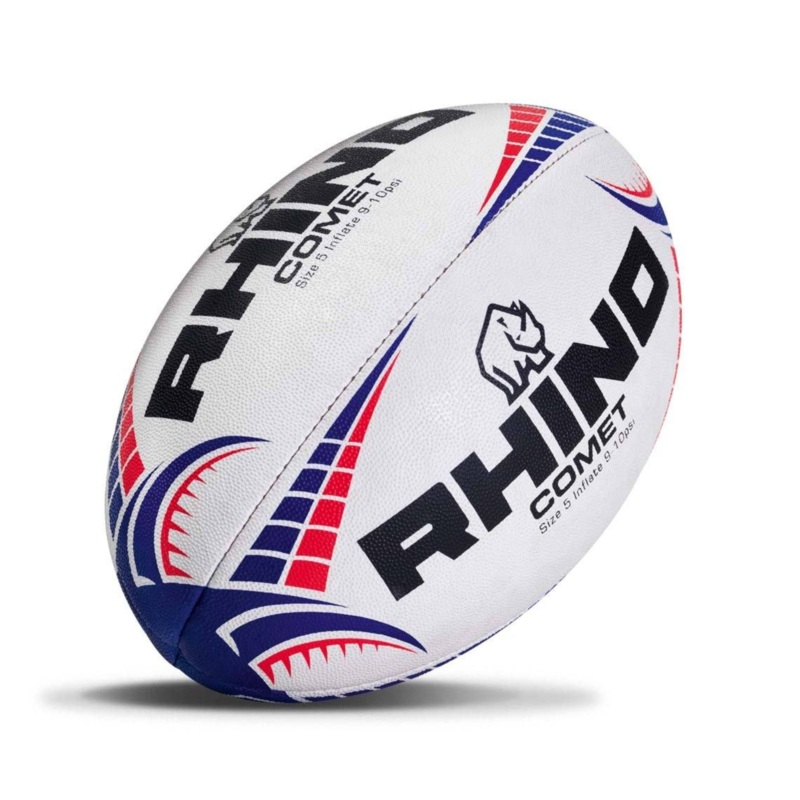 Rhino Comet Rugby Match Ball S4 White