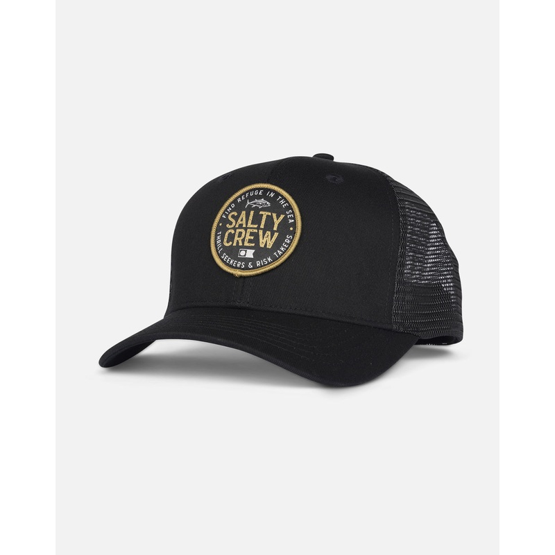 Salty Crew Legendary Retro Trucker Hat Black