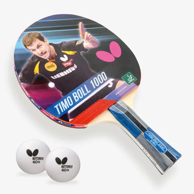 TIMO BOLL 1000 TABLE TENNIS RACKET BUTTERFLY | KIBI SPORTS
