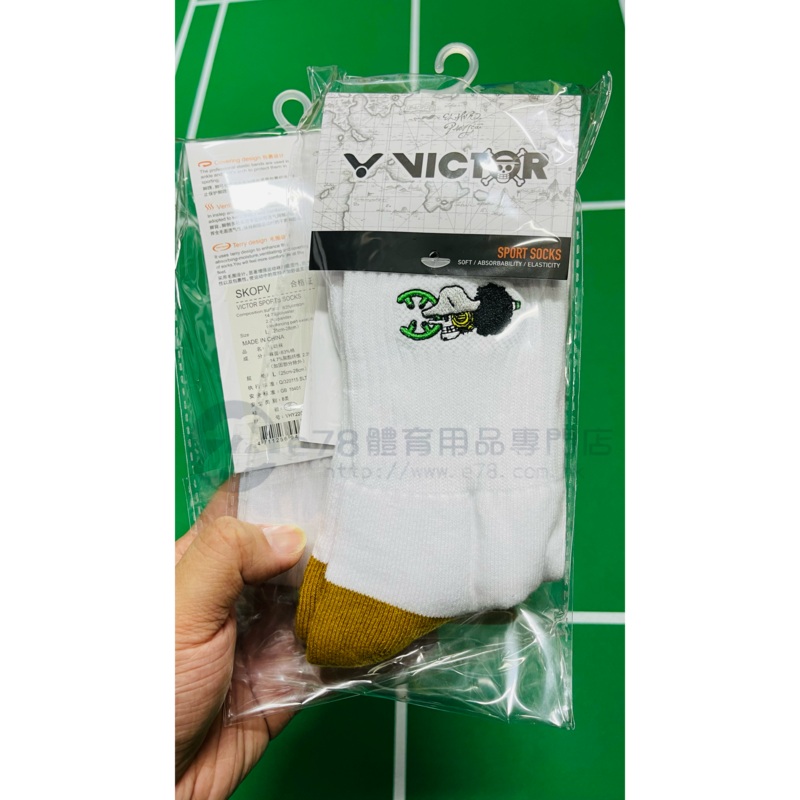 Victor x ONE PIECE SPORT SOCKS SK-OP Black