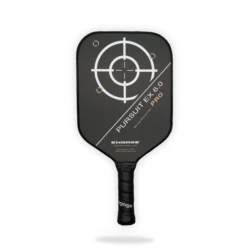 Engage Pursuit Pro EX 6.0 Raw T700 Carbon Fiber Standard Pickleball Paddle