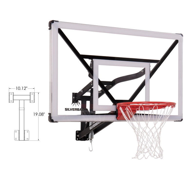 NXT 54″ Wall Mounted Basketball Hoop