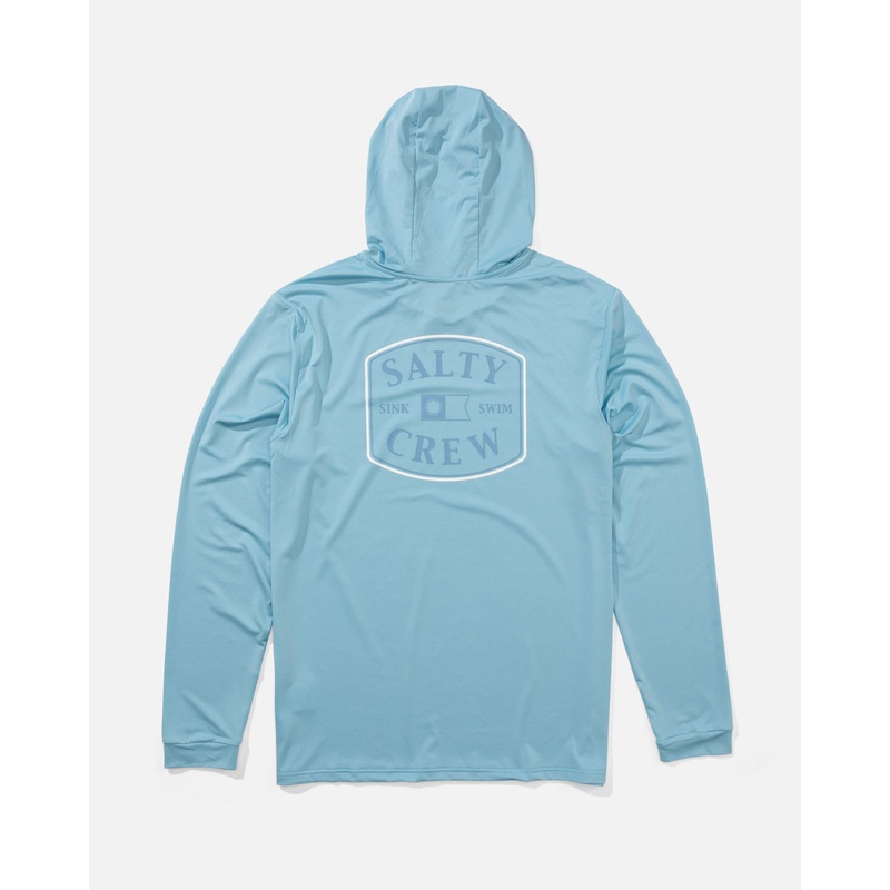 Salty Crew Men’s Capitols Hooded Sunshirt Skyline Small