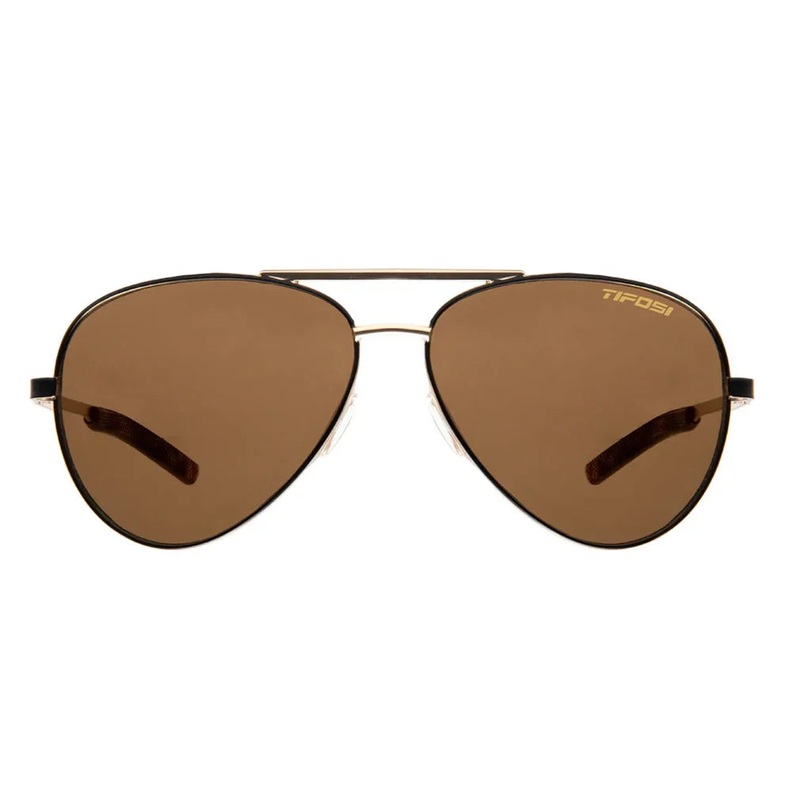 Shwae Sunglasses Midnight Gold and Brown Lenses