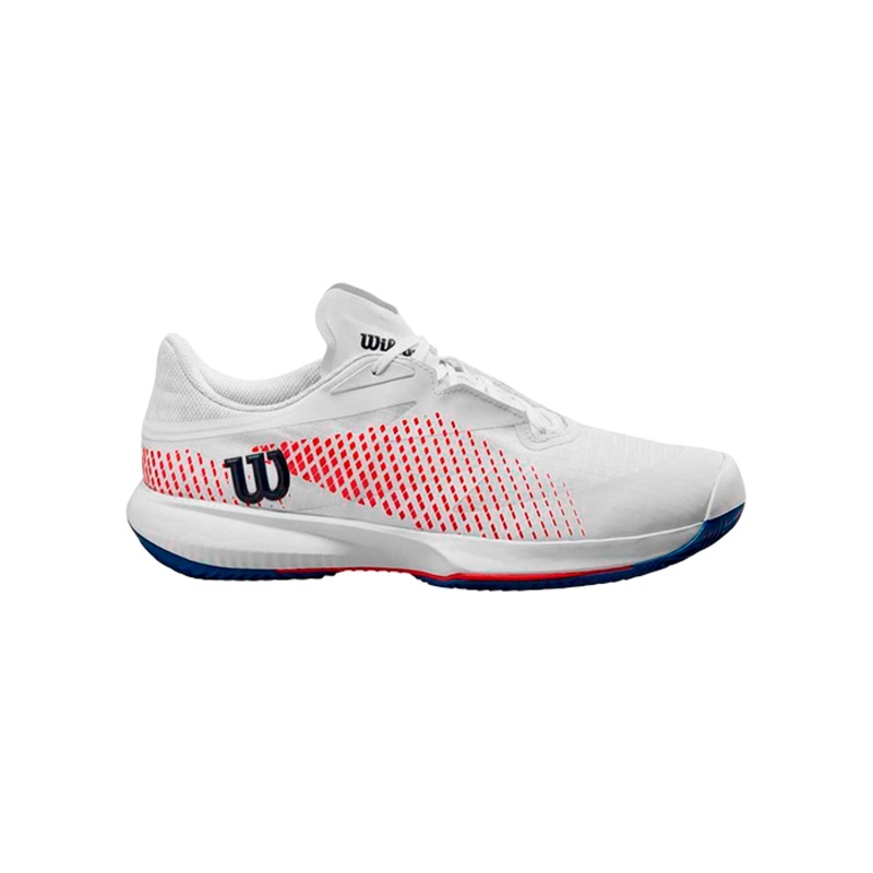 Wilson Kaos Swift 1.5 Clay 2024 White/D V Blue/Wilson Red Padel Shoes