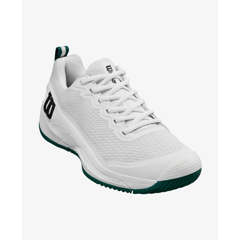 Wilson Rush Pro 4.5 Men’s Tennis Shoes [White/White/Aventurine]