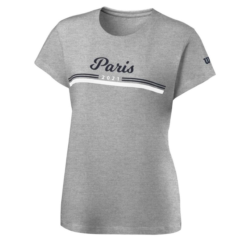 Wilson Women’s Paris 2021 Tech Tee (Grey)