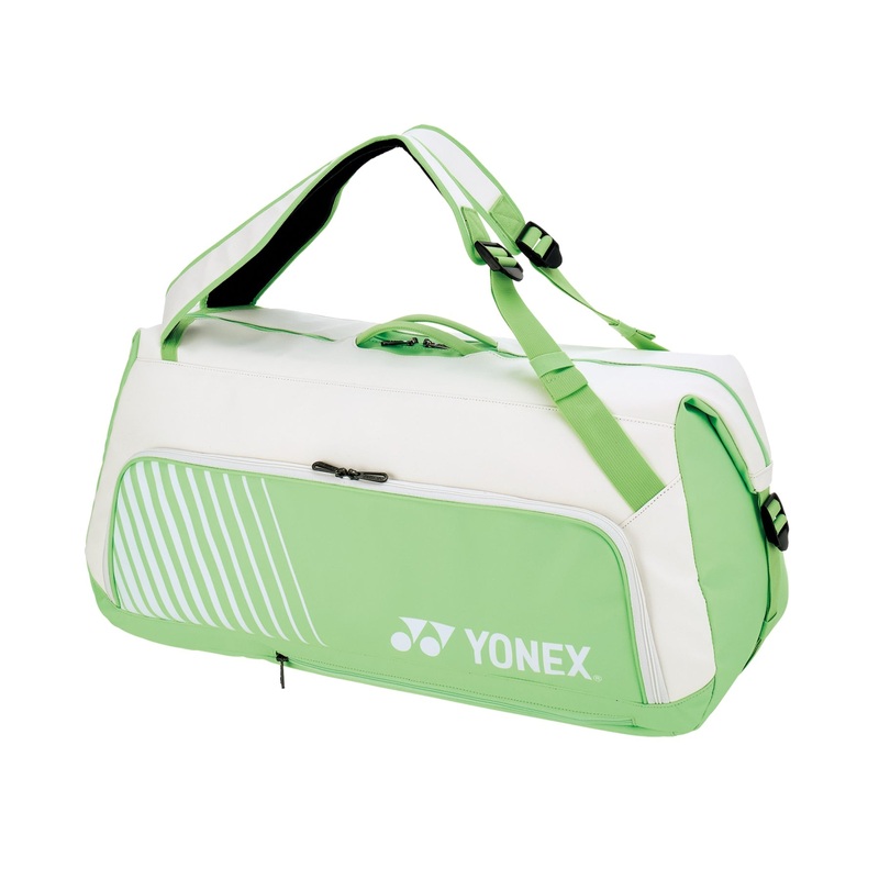 (CLEARANCE) YONEX Active Duffel Bag White/Green BA82436EX