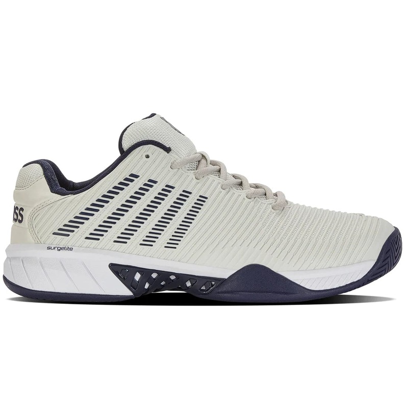Men’s K Swiss Hypercourt Express 2 Tennis Shoes 7.5 White/Navy/Peacoat