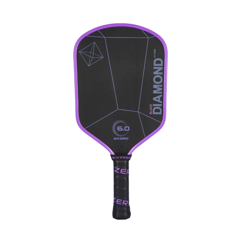 Six Zero BLACK DIAMOND POWER JMV Pro Edition PickleBall Paddle