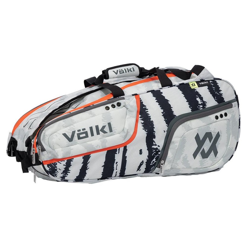 Tour Zebra Combi Tennis Bag Ghost White and Black