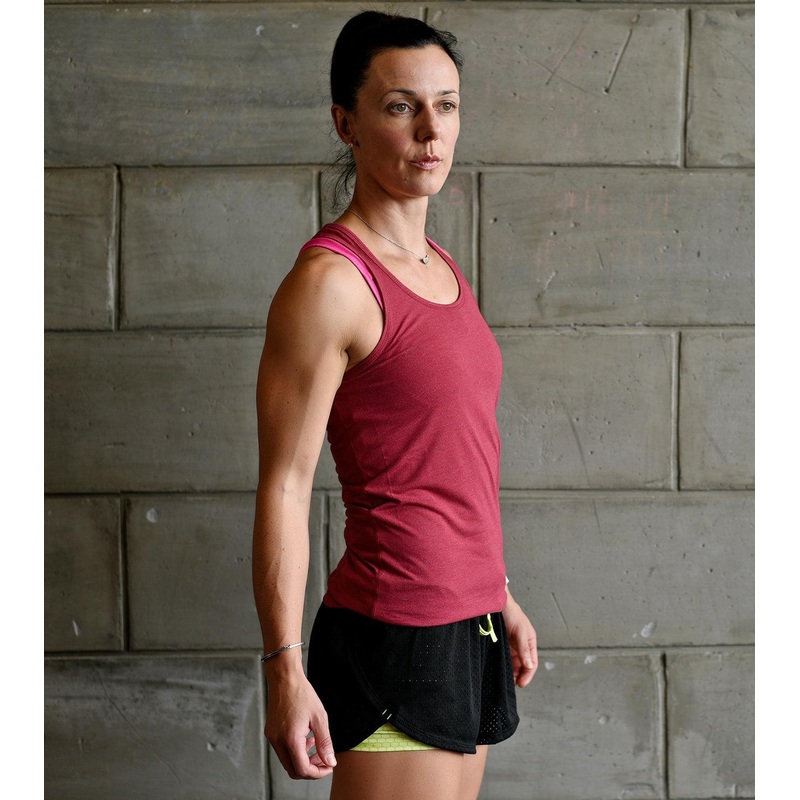 Women’S Tank Top (Brick Red) Wod Armour | Kibi Sports XS