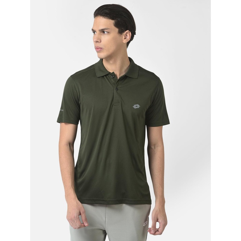 Lotto Men Green Basic Bb Polo S Green F22BB108-777