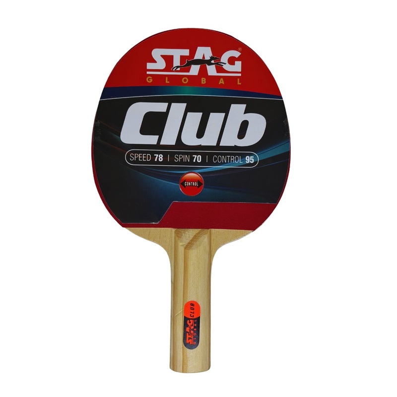 STAG GLOBAL Club Table Tennis Racket | Speed 78  | Spin 70 | Control 95 | Kibi Sports
