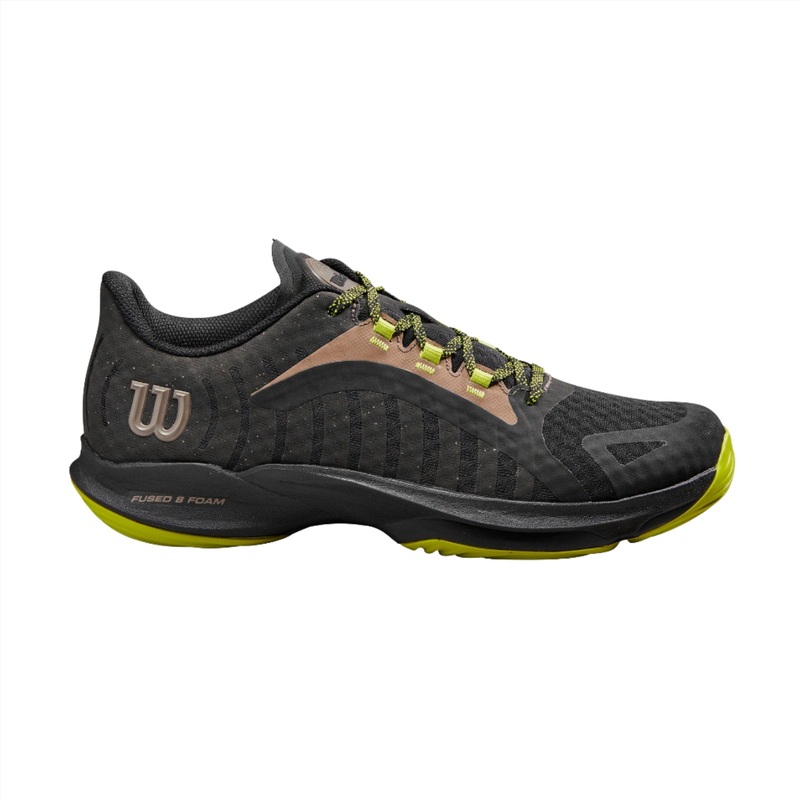 WILSON HURAKN PRO MEN’S PADEL SHOE BLACK LIME WRS332840U