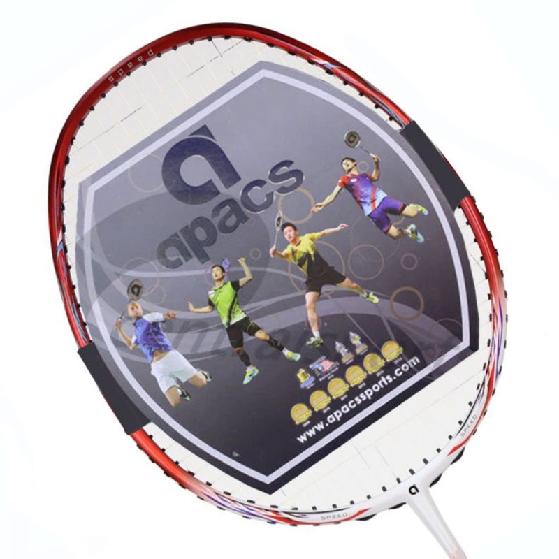 Apacs Imperial Speed Badminton Racket – White/Red