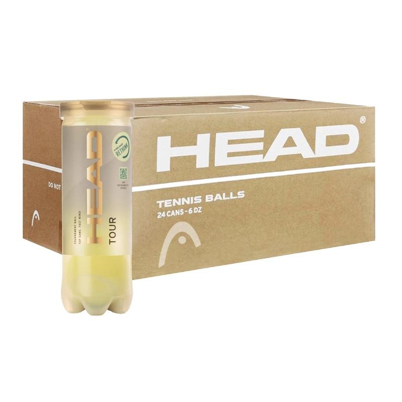 Cajon 72 Pelotas – 24 Botes de 3 uds – Head Tour Tennis