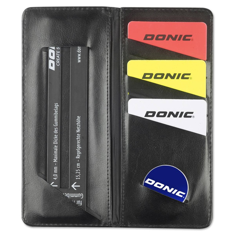 Donic Umpire Set w/ Leather Case