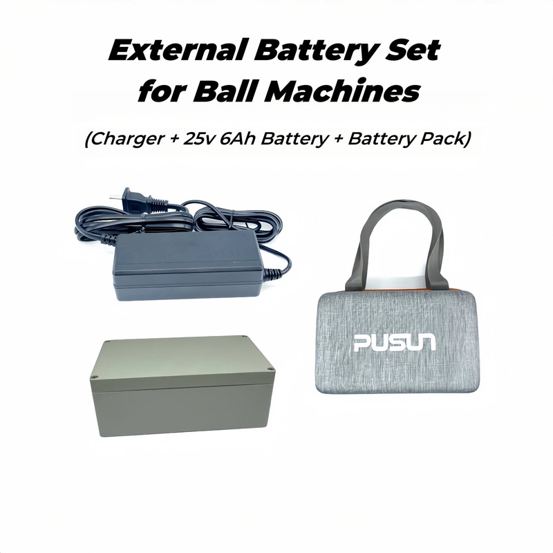 External Battery Set for Ball Machines
