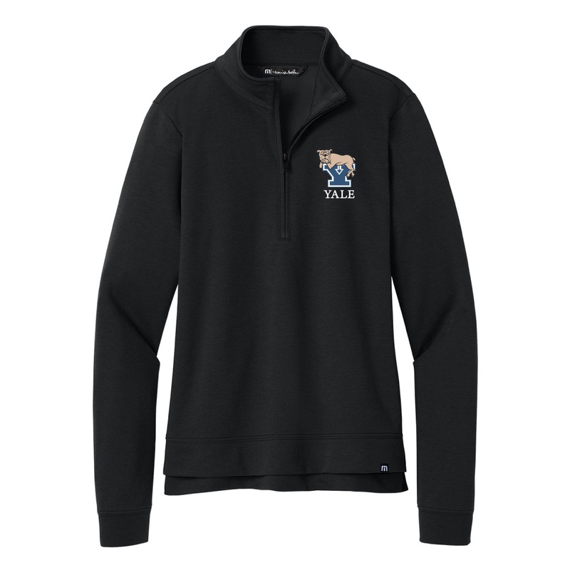 Yale Anesthesiology TravisMathew 1/4 Zip Black Mens S
