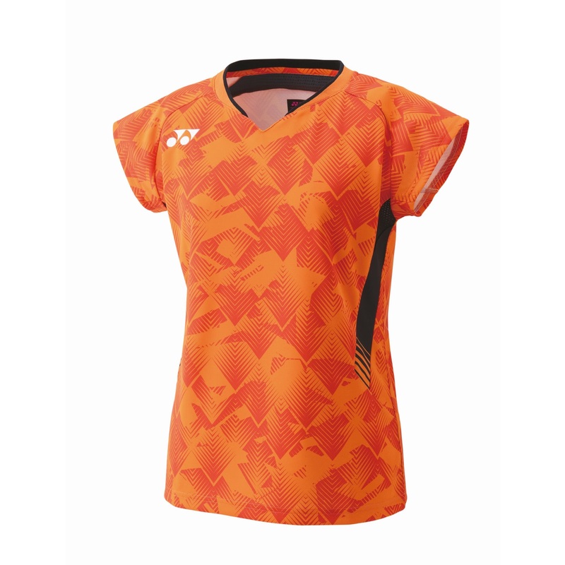 YONEX Women’s Game Shirt (Fit Style) 20871 High Orange (752) M