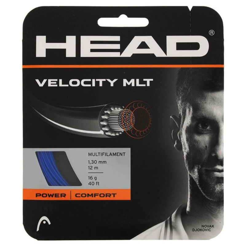Head Velocity MLT 16/1.30 Tennis String (Blue)