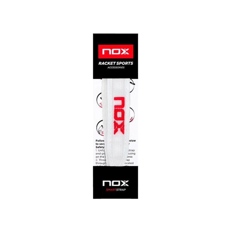 Racket Strap NOX Luxury White/Red