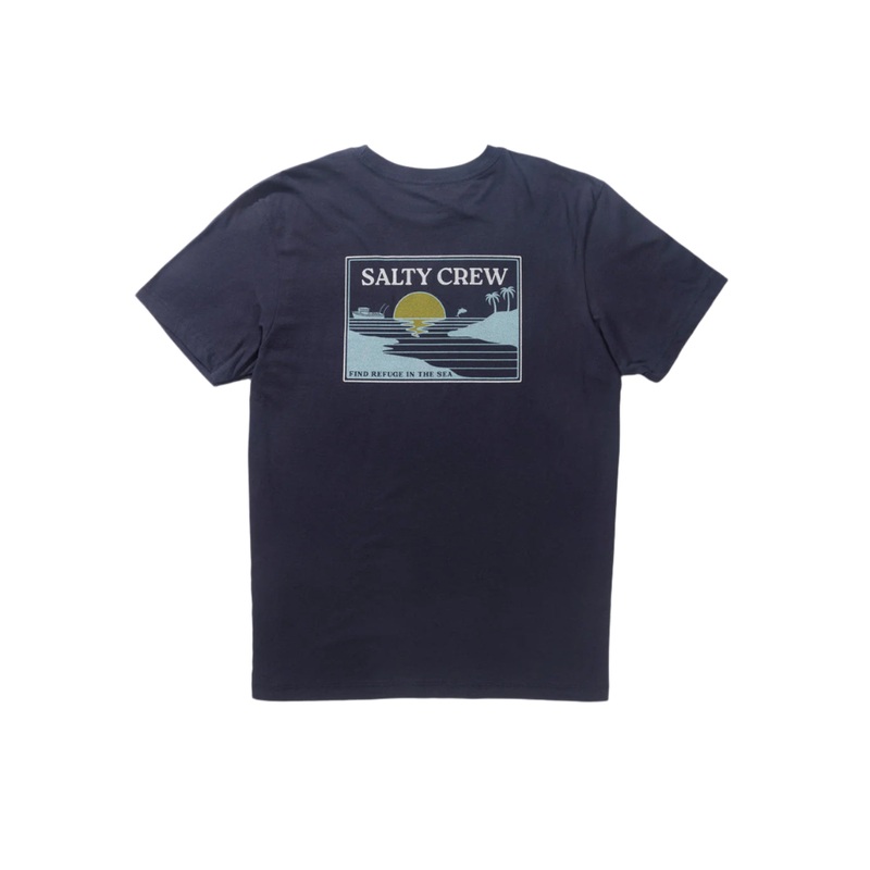 Salty Crew Men’s Reflection Premium SS Tee Navy Small