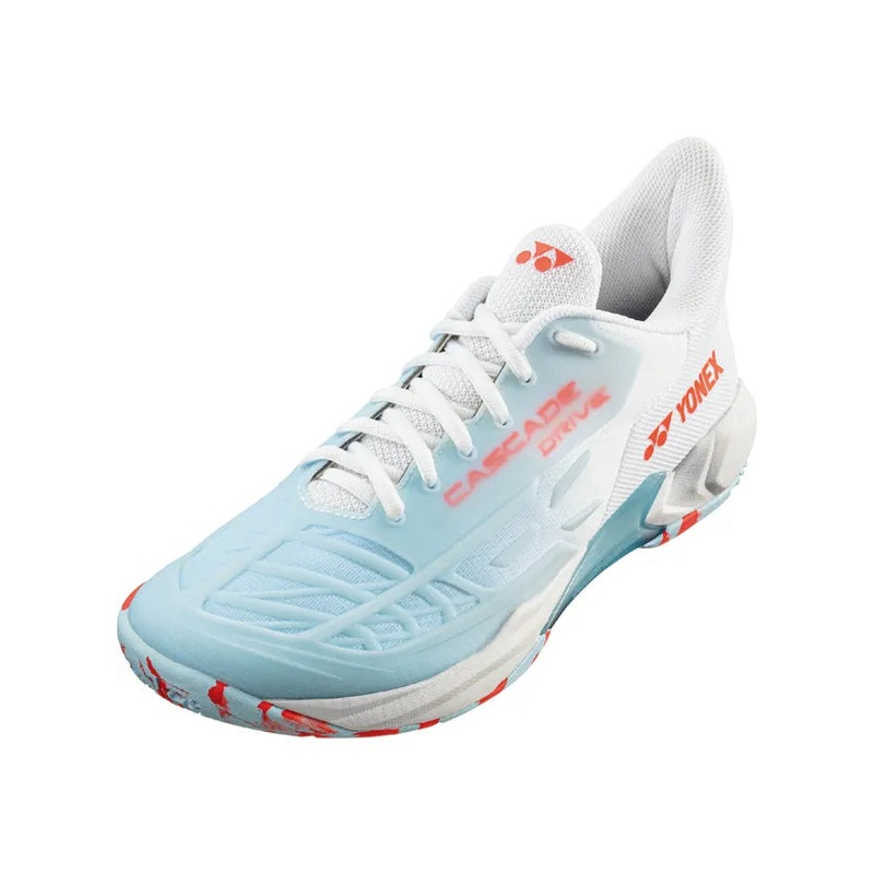 Yonex 2024 Power Cushion Cascade Drive 2 Badminton Shoes [White/Water Blue]