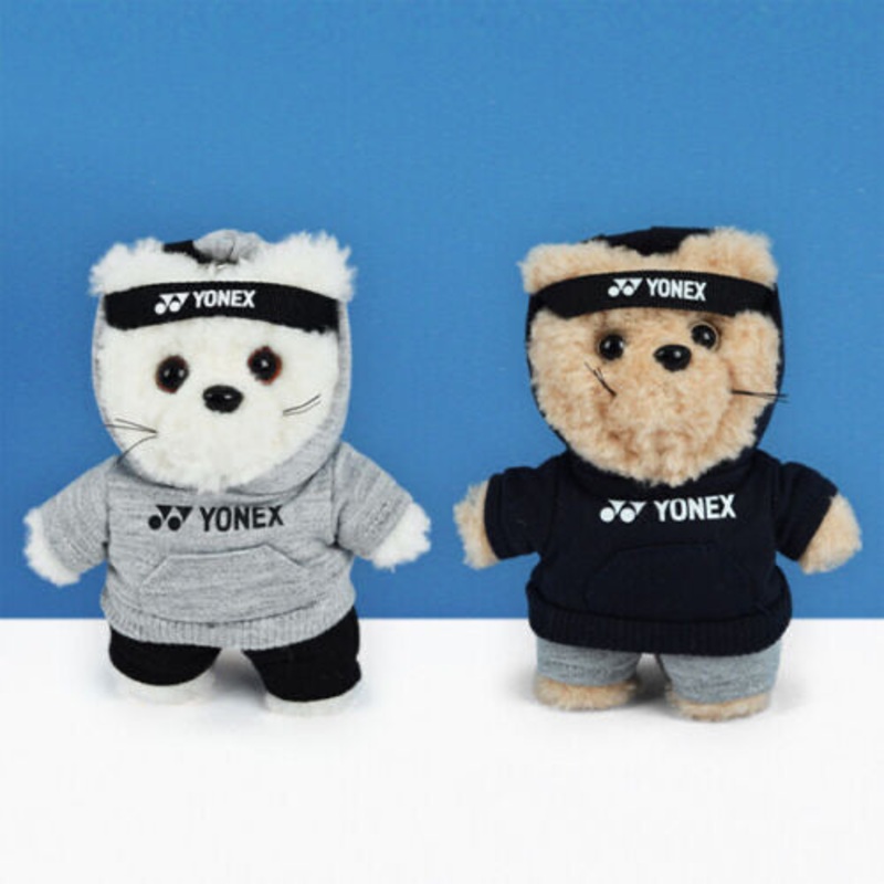YONEX 2024 Teddy Bear 249AA003U Keychain CREAM