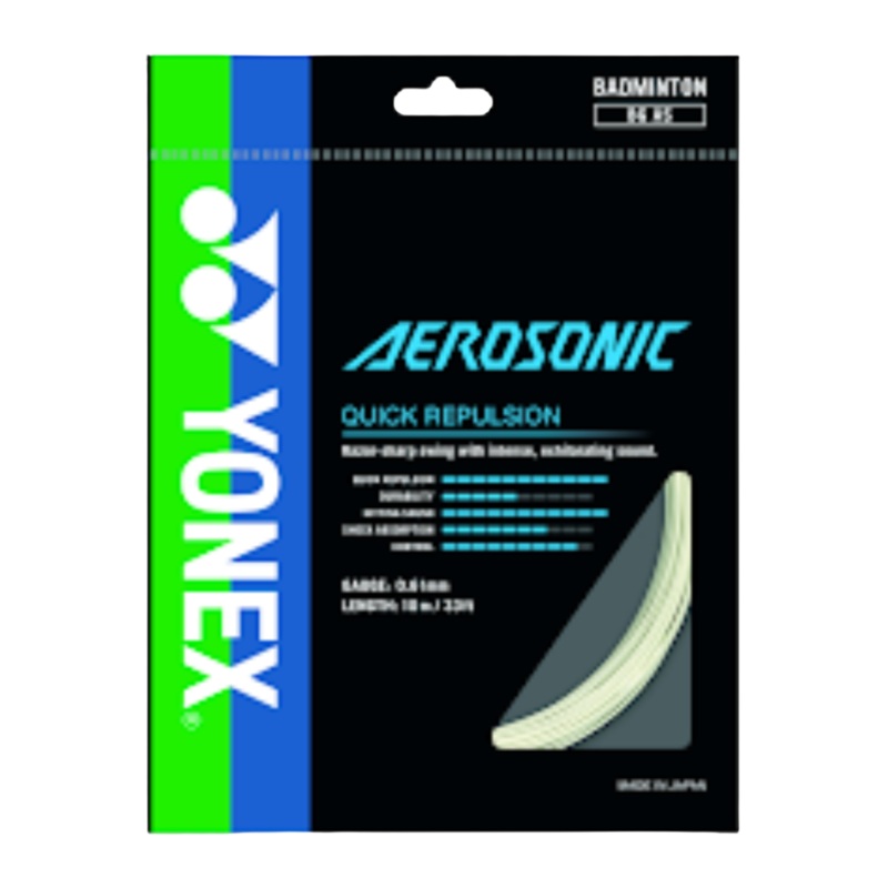Yonex BG Aerosonic String (10m Set) White White 10m Set