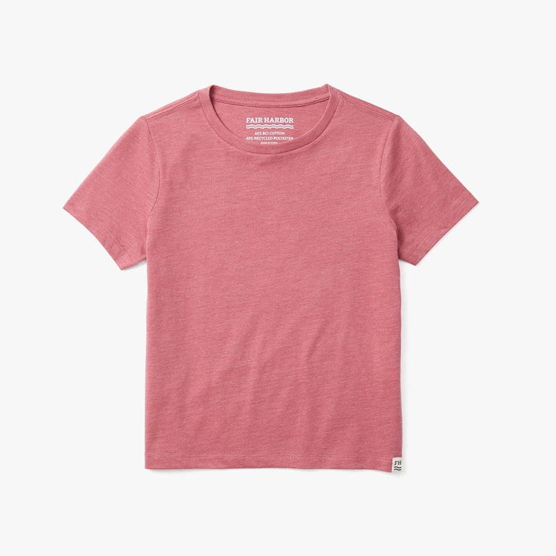 Fair Harbor Kids Kismet Tee Heather Green Small