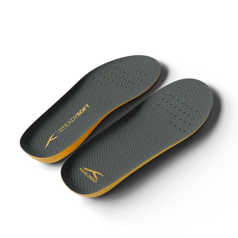 Hundred SteadySoft Insole – Dark Grey/Orange Dark Grey/Orange 5.5