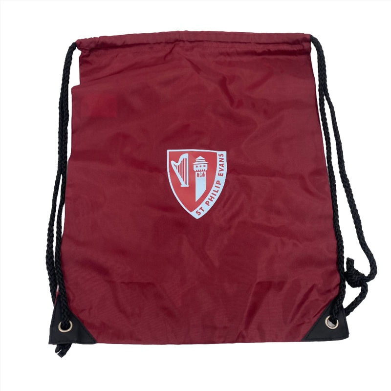 St Philip Evans Primary School Gymsack O/S MAROON