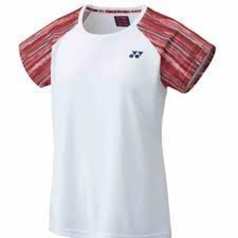 Yonex 16574EX Women’s Round Neck Shirt [White]