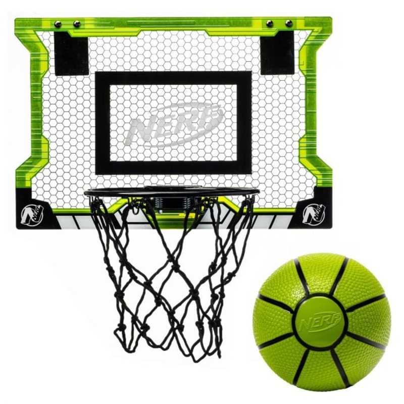 Nerf Pro Hoops Basketball Set Lime